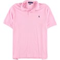 thumbnail image 1 of Ralph Lauren - Polo de rugby de malla clásica para hombre, color rosa, extragrande Ralph Lauren polo, rugbi, 1 of 1