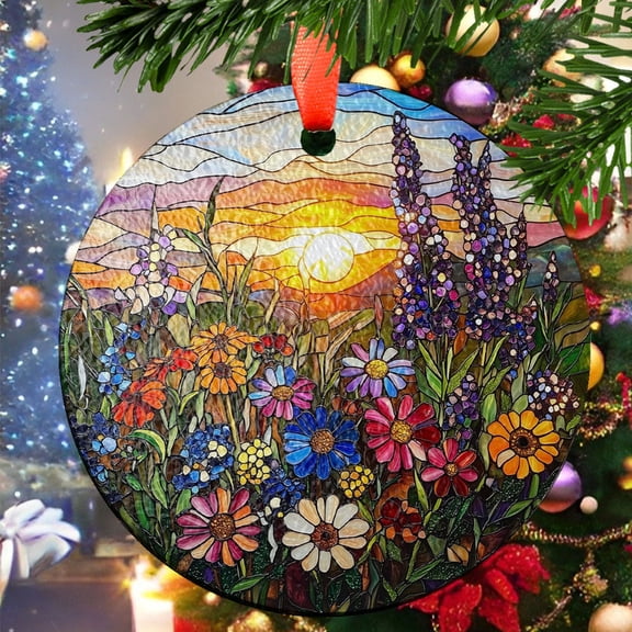 Mountain7 Christmas Ornament, Ceramic/Acrylic Ornament, Mother’s Day Keepsake, Valentine’s Day Decor, Festival Gift Ornament, Collectible 2025