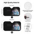 thumbnail image 3 of Windshield Sun Shade Foldable Car Front Window Sunshade For Car Suv Trucks Vans - Best Heat Shield Blocker Visor Cover Blocks Uv Rays And Keeps Your Vehicle Cool-Small, 3 of 5