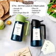 thumbnail image 6 of TrendPlain 16oz Glass Olive Oil Dispenser Bottle for Kitchen Gadgets Olive Oil Sprayer for Cooking with Stickers White and Green, 6 of 6