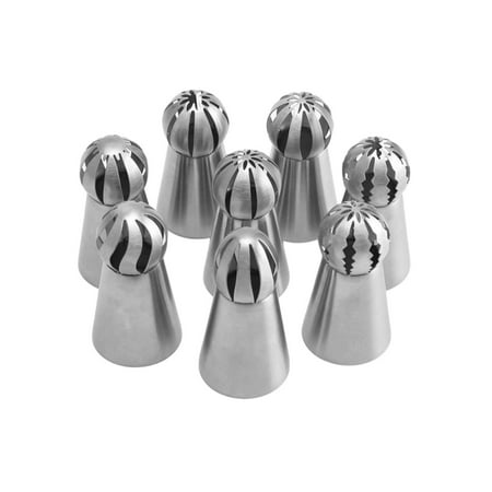 

8PCS Flower Nozzle Professional Reusable Piping Tips Set