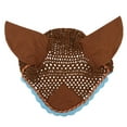 thumbnail image 2 of Gorro de oreja / red / capucha de ganchillo de shamjiam Algodón Caballo Velo Mosca, 2 of 7