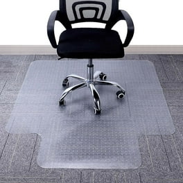 Advantagemat Black Vinyl Rectangular Chair Mat for Carpets 29.5 x 47 Walmart
