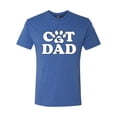thumbnail image 2 of Wild Bobby, Best Cat Dad Daddy Gift, Pop Culture, Men Premium Tri Blend Tee, Vintage Royal, Large, 2 of 3