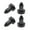 Black, variant on 4Pcs 1/2Inch Kayak Drain Plugs Push Kayak Drain Stoppers Easy Intallation Rubber Scupper Plugs for Kayak Reapir