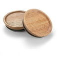 thumbnail image 5 of 6 Sealed Wooden Storage Lids Set,Wooden for Ball,Kerr Jars,Food Grade Material,Airtight Jars 72mm, 5 of 7