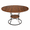 B-Walnut,Black, variant on Folding Dining Table for Small Spaces 43 inch MDF Table Walnut Veneer Space Saving Foldable Table for Kitchen Dining Room