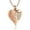 Rose, variant on Constantlife 4Color Pack Heart Wing Print Cremation Jewelry for Ashes Urn Necklace Lockets for Human Ashes Pet Ashes Holder Necklace That Opens Inside