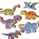 thumbnail image 1 of dinosaur 3D puzzle number alphabet jigsaw dinosaur animal puzzle educational toy for children boy logic intellectual game heqiyong LED, 1 of 2