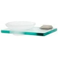 thumbnail image 7 of Alno A7930 Geometric Wall Mounted Frosted Glass Soap Dish - Brass, 7 of 7