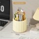 thumbnail image 2 of 360 Rotating Makeup Brush Holder 7 Slots Make Up Brush Organizer Removable Spinning Cosmetic Brushes Storage Pen Holder for Vanity, Dresser, Desk（only the box）, 2 of 5