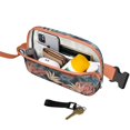 thumbnail image 2 of Palm Paradise Fanny Pack – Waterproof Adjustable Waist Bag with Oversized Monstera Leaf Design, Statement Vacation Style, 2 of 4
