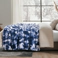 thumbnail image 5 of Amelie Home Faux Rabbit Fur Throw Blanket – Soft Plush Bubble Texture for Couch or Bed, 5 of 5