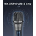 thumbnail image 6 of Wireless Microphone,Rechargeable Wireless Dual UHF Microphone,Dual Handheld Dynamic Wireless Mic for Karaoke Singing, Wedding, DJ, Party, Speech, Church, Class Use,PA System,200ft,Gray, 6 of 7