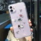 thumbnail image 1 of Funda de teléfono con dibujos de astronauta estrella espacial para iPhone 11 13 14 Pro MAX XS XR X 12 Mini 7 8Plus, funda transparente suave de TPU a prueba de golpes Tan Jianjun unisex, 1 of 2