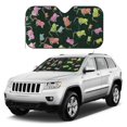 thumbnail image 3 of YFYANG Front Windshield Sun Shade, Cute Mouse Graffiti Foldable Car Visor for Cars, Trucks, SUVs, Medium, 3 of 9