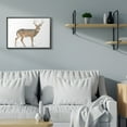thumbnail image 2 of Stupell Industries Wild Woodland Deer Minimal Rustic Antlers Black Framed, 24 x 30, Design by James Wiens, 2 of 5