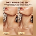 thumbnail image 5 of Jutqut Liquid Highlighter Makeup, Liquid Glitter Monochrome Makeup Stick Silky Smooth, 02#Candlelit, 5 of 7
