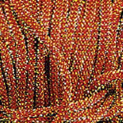 The Ribbon People Red and Gold Braided Link Craft Cord 0.25" x 55 Yards