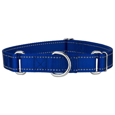 - Country Brook Design® Royal Blue Reflective Nylon Martingale Dog Collar