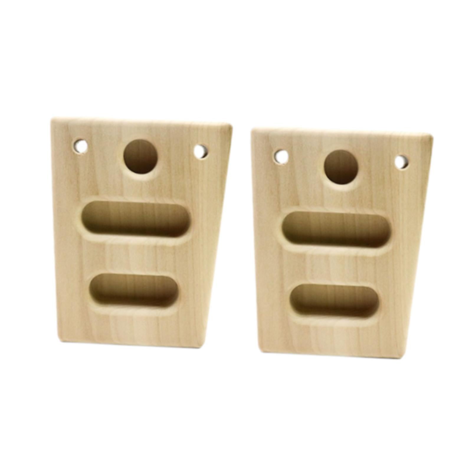 simhoa Climbing Hangboards Climbing Fingerboards Wooden Hang Board Rock Climbing Holds with Hanging Rope for Workout Climbers Indoor