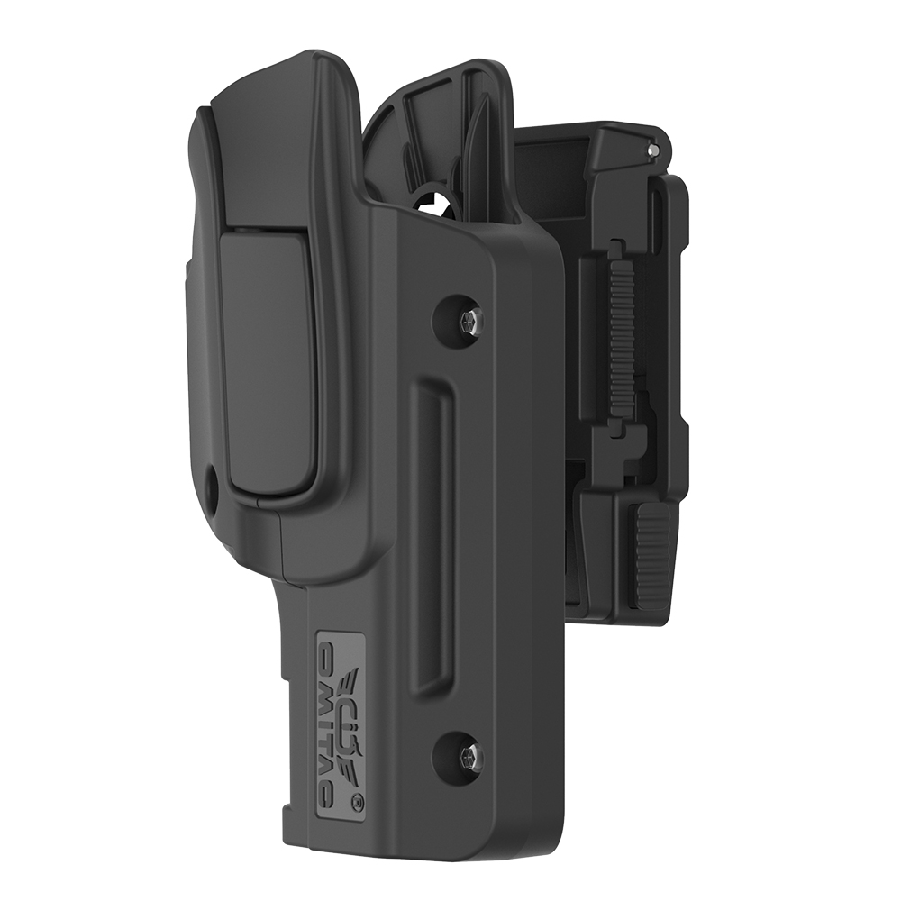 OMITAC Gen 5 Level 2 Retention Index Finger Release Holster Right Hand Gun Holsters & Holders, Polymer Black, ‎G17 Holster 4.49" Standard, ‎4.96 oz