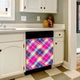 thumbnail image 3 of Colorful Plaid Pattern(1)-1 Dishwasher Magnet Cover Decorative Sticker for Home Cabinet Kitchen 23" x26", 3 of 5