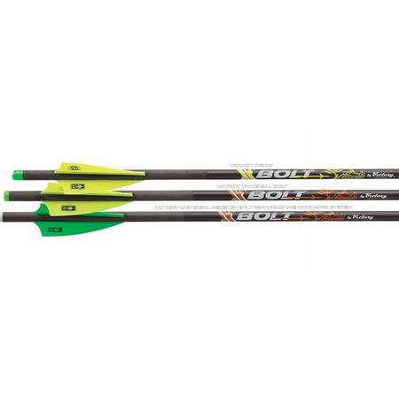 Victory Archery XBolt 22 Half Moon Nock Fletched - 36 Pack