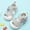 Grey, variant on Luogg Baby Shoes Boys And Girls Walking Shoes Comfortable And Fashionable Shoes Size 1-3 Months Grey