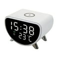 thumbnail image 1 of 15W Wireless Charger with Built In Alarm Clock & Temperature Display – Charge Fast Stay On and Room Temp Effortlessly!, 1 of 5