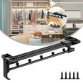 thumbnail image 2 of Closet Rod, Adjustable Hanger Rod, Space Saving Closet Organizer, 2 of 7