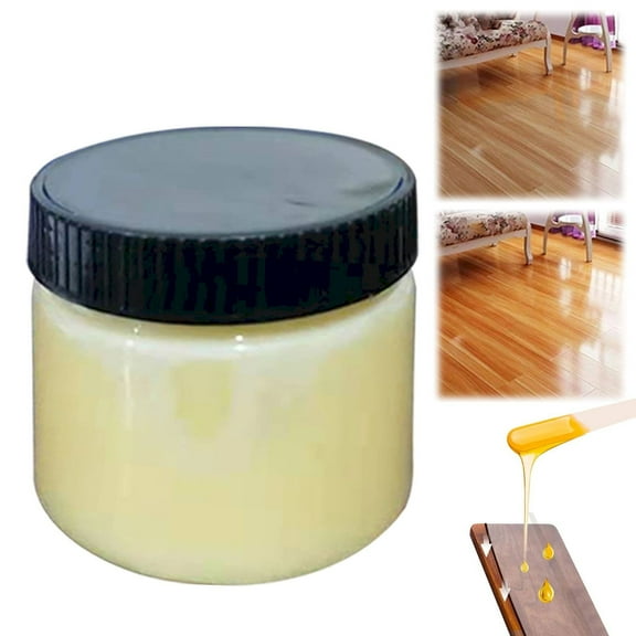 XaTanion Wood Polish Beeswax Wood Polish For fix Furniture Restorer Natural Furniture Polish & Conditioner Protector For Antique & Modern Wood,Black,1.7*2.36 Inch