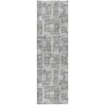 thumbnail image 2 of Addison Rugs Dream Shag Premium Machine Washable Transitional Squares Gray Runner Rug, 2'3" x 7'6", 2 of 8