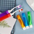 thumbnail image 2 of Folding Toothbrush Soft Bristles Compact Size Carry Easily Grip Comfortable Non-Slip Remove Tartar Plastic Emergency Folding Type Travel Toothbrush for Camping, 2 of 8