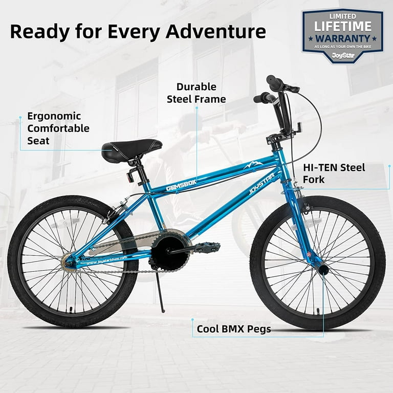 JOYSTAR Gemsbok 20 Inch BMX Bike for Kids, Cool Style Trick