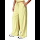 thumbnail image 2 of Pantalones Deportivos Casuales Holgados de Pierna para Mujer, Rectos, de Tiro Bajo, con Bolsillos con Cordón Elástico Amarillo M, 2 of 8