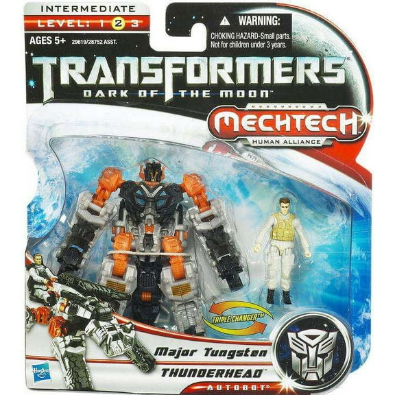 Transformers Mechtech Thunderhead with Major Tungsten Action Figure Set