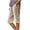 Multi-Color, variant on WIZUTIZ Women Bermuda Shorts Long Sports Wide Leg Relaxed Loose Shorts Mid Rise Solid Trousers Knee-Length with Pockets Shorts for Ladies Elastic Gym Blue Linen