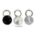 thumbnail image 3 of Bottone Fashion Keychain with Round Bead Pendant Ornament Pendant Keyring Backpack Decoration Phone Charm Jewelry Couple G1ft, 3 of 7