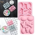 thumbnail image 1 of Washable Silicone Cake Cake Candy Chocolate Decorating Tray DIY Craft Project Meatball Manual Sub Sandwich Bread Pan Small round Silicone Vintage Baking Pans Funnel Cake compatible with Machine for, 1 of 3