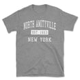 thumbnail image 1 of North Amityville New York Classic Established Men's Cotton T-Shirt, 1 of 1