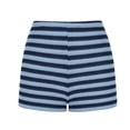 thumbnail image 5 of Cagogo Women's Striped High Waisted Shorts Casual Summer Beach Vacation Lounge Shorts Active Elastic Waist Shorts Drawstring, Blue XS, 5 of 6