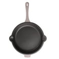 thumbnail image 2 of BergHOFF Neo 3pc Cast Iron Cookware Set, Fry Pan & Round Dutch Oven, Oyster, 2 of 7