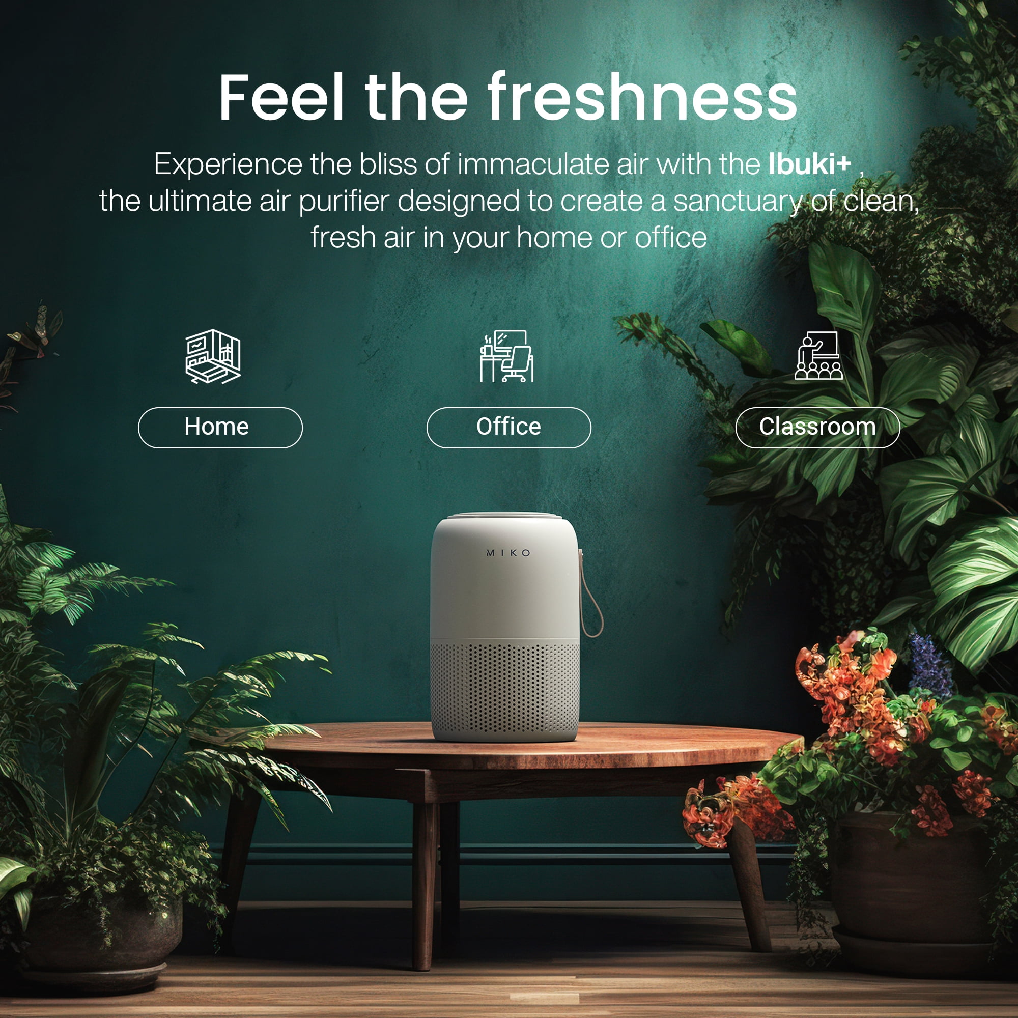 Miko Air Purifier for Large Room up to 770 Sqft H13 True HEPA