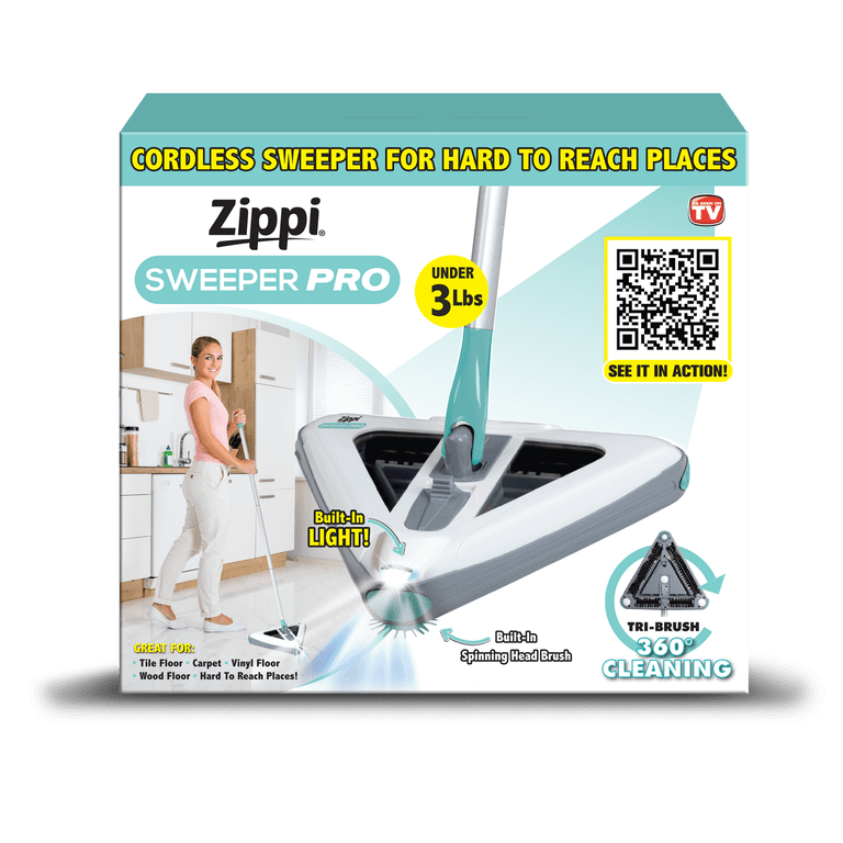 ろっぴー① Zippi Sweeper Pro - Lightweight Sweeper, Perfect for Hardwood and