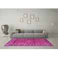 thumbnail image 3 of Ahgly Company Indoor Square Persian Pink Traditional Area Rugs, 4' Square, 3 of 4