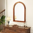 thumbnail image 2 of Gymax 24'' x 35'' Rustic Wall Mounted Decorative Mirror w/Solid Acacia Wood Frame, 2 of 10