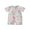 Pink, variant on Toddler Baby Girls Rash Guard Swimsuit Playsuits 3 6 12 18 24 Months 2T 3T Short Sleeve Zipper Floral Print Baby Bathing Suit Swimwear