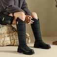 thumbnail image 7 of Women Boots Winter Flat Thick Knee-High Warm Knight Snow Boot, 7 of 7