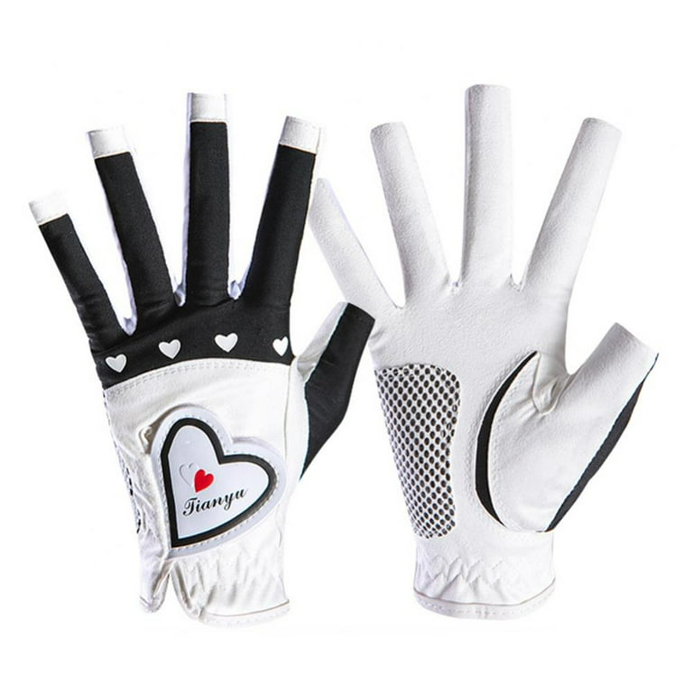 Stibadium UPF 50+ Womens Fishing Gloves UV Sun Protection Fingerless Gloves for Kayaking Paddling Hiking Cycling Driving Shooting Training, Women's